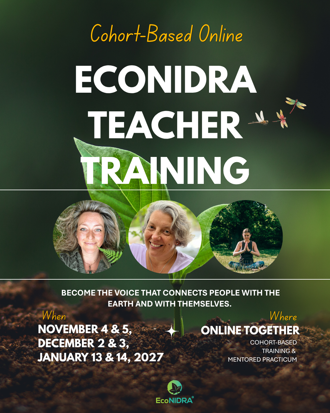 Cohort-Based Online EcoNIDRA Teacher Training: 2026-2027 🍁